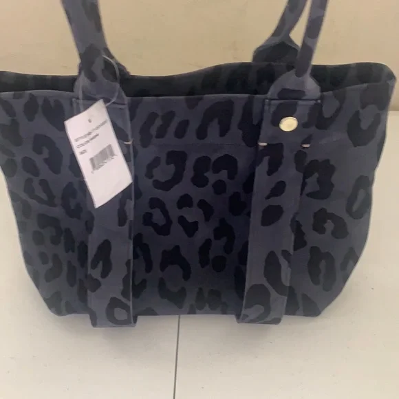 CLARE V. PETIT COUSIN IN MARINE PABLO CAT TOTE BAG - Picture 7 of 11